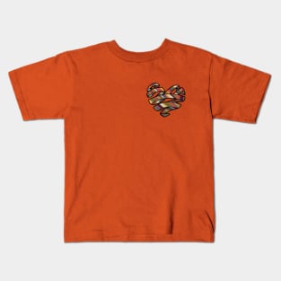 Scarf Heart Kids T-Shirt